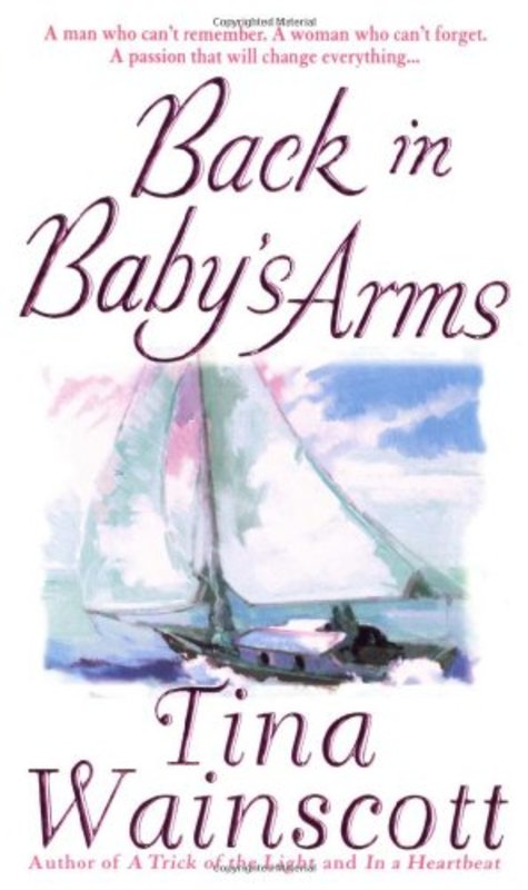 Book cover for "Back in Baby's Arms" by Tina Wainscott
