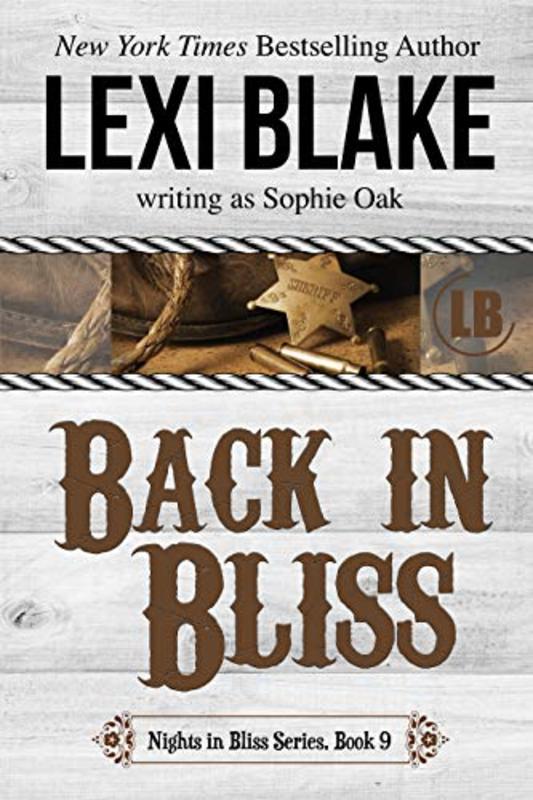 Book cover for "Back in Bliss" by Lexi Blake