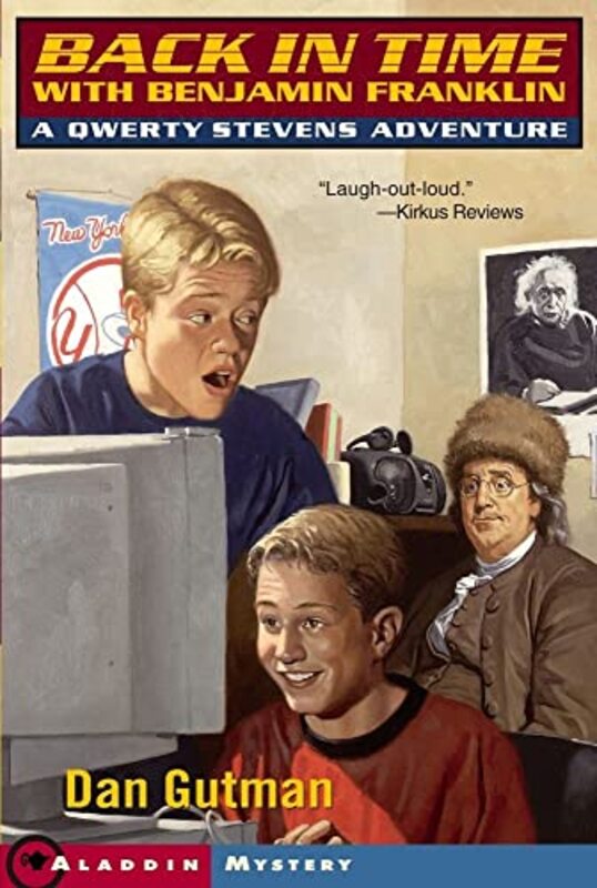 Book cover for "Back in Time with Benjamin Franklin" by Dan Gutman