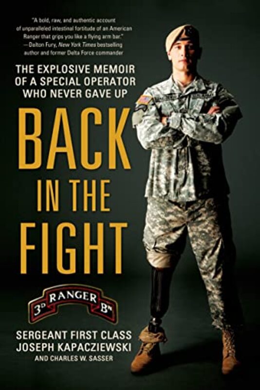 Book cover for "Back in the Fight" by Charles W Sasser