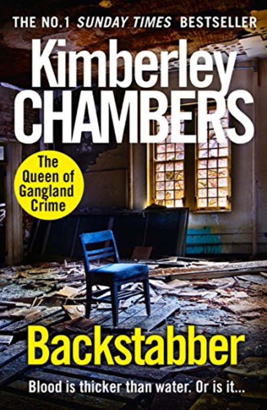 Book cover for "Backstabber" by Kimberley Chambers