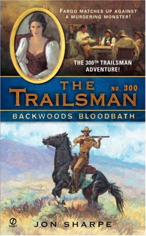 Book cover for "Backwoods Bloodbath" by Jon Sharpe