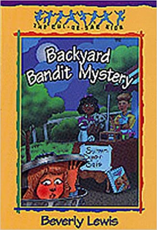 Book cover for "Backyard Bandit Mystery" by Beverly Lewis