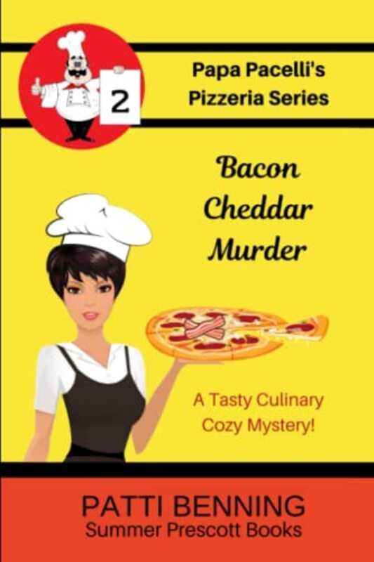 Book cover for "Bacon Cheddar Murder" by Patti Benning