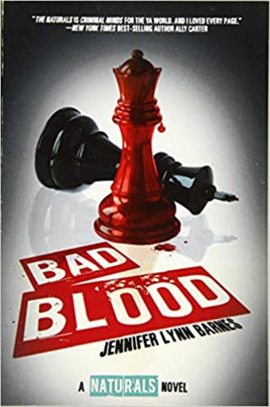 Book cover for "Bad Blood" by Jennifer Lynn Barnes
