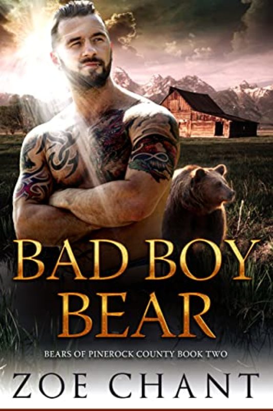 Book cover for "Bad Boy Biker Bear" by Zoe Chant