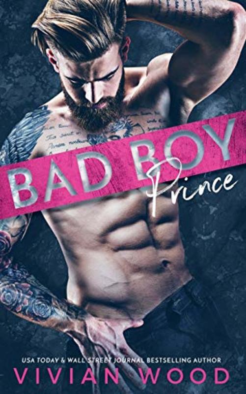 Book cover for "Bad Boy Prince" by Vivian Wood
