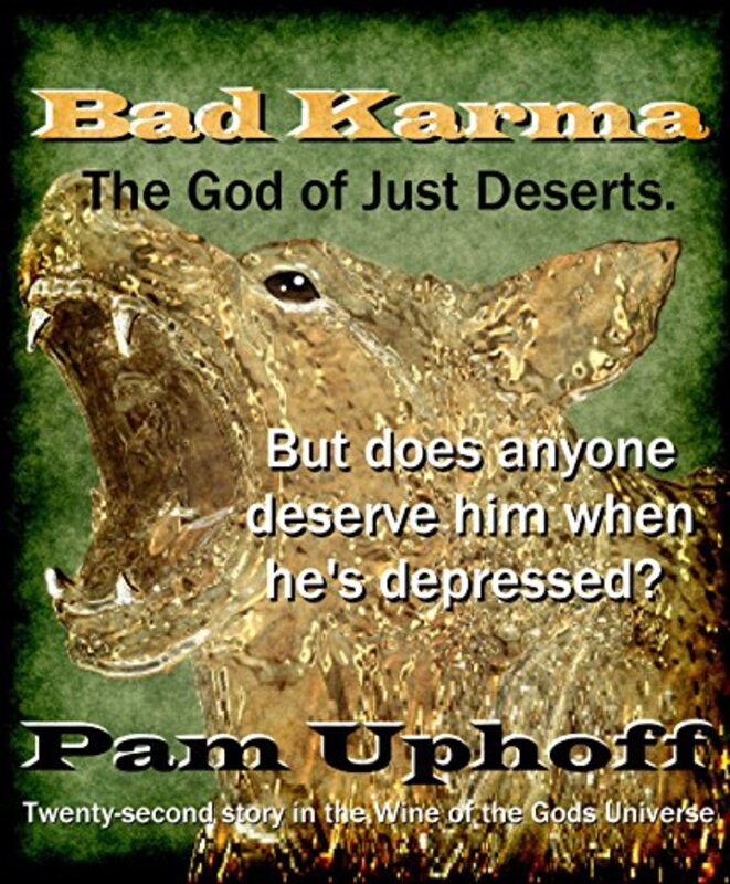 Book cover for "Bad Karma" by Pam Uphoff