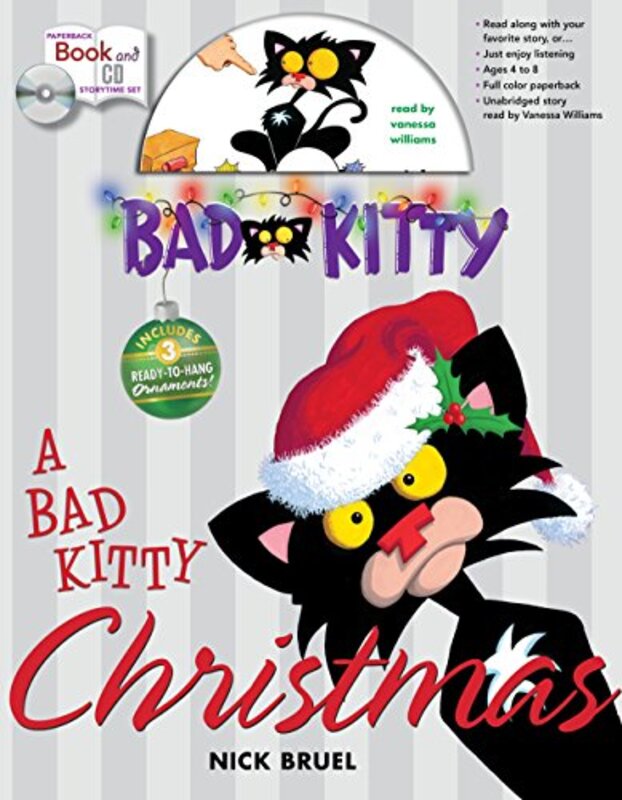 Book cover for "Bad Kitty Christmas Storytime Set" by Nick Bruel