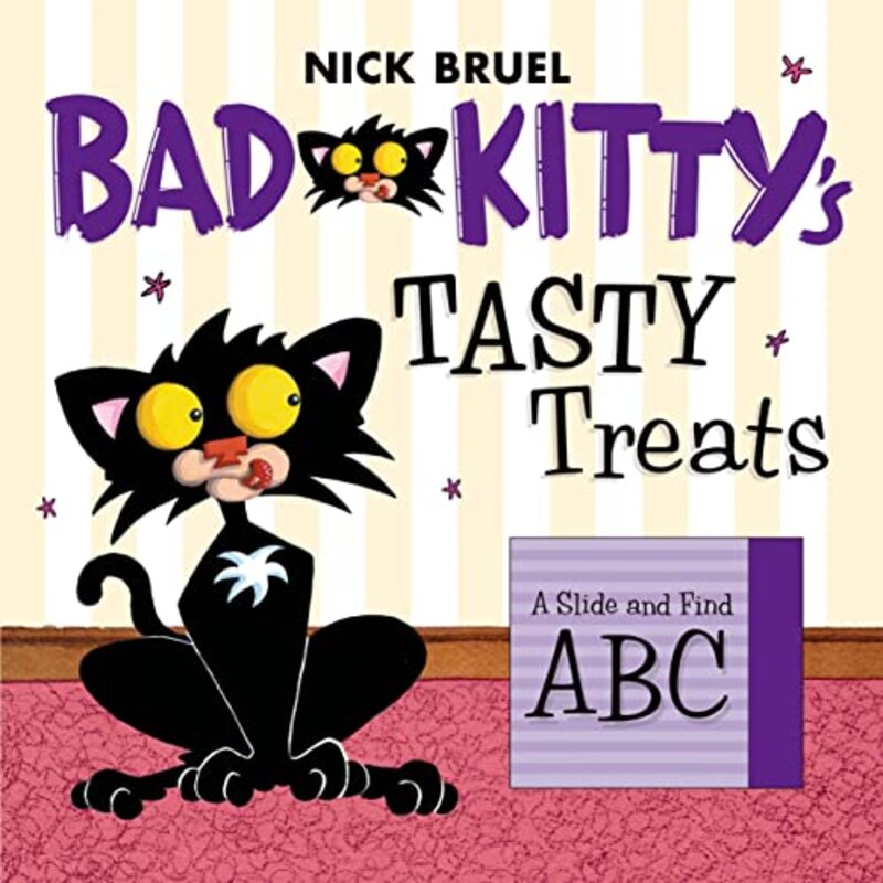 Book cover for "Bad Kitty's Tasty Treats" by Nick Bruel
