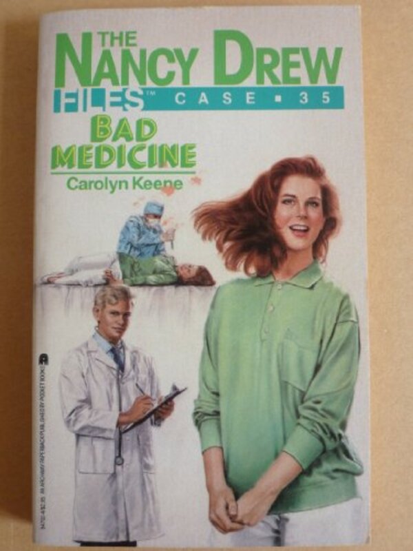 Book cover for "Bad Medicine" by Mildred A Wirt
