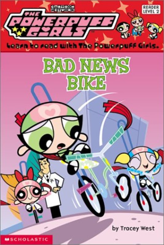 Book cover for "Bad News Bike" by Tracey West