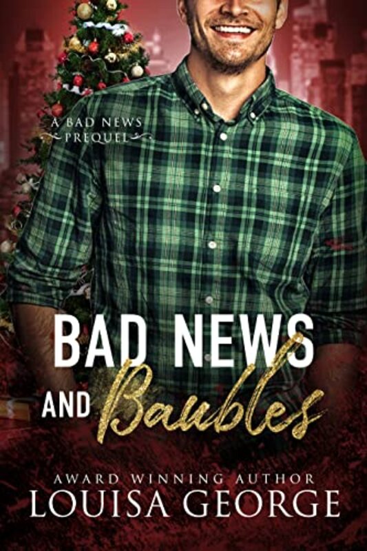 Book cover for "Bad News and Baubles" by Louisa George