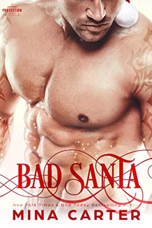 Book cover for "Bad Santa" by Mina Carter