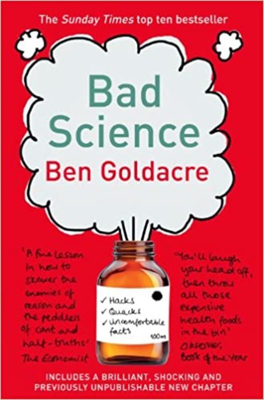 Book cover for "Bad Science" by Ben Goldacre