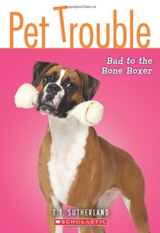 Book cover for "Bad To The Bone Boxer" by Tui T Sutherland