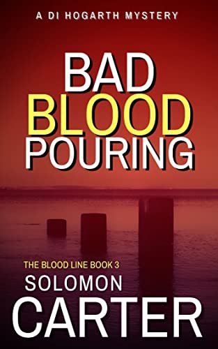 Book cover for "Bad Blood Pouring" by Solomon Carter