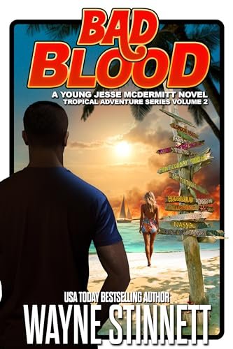 Book cover for "Bad Blood" by Wayne Stinnett