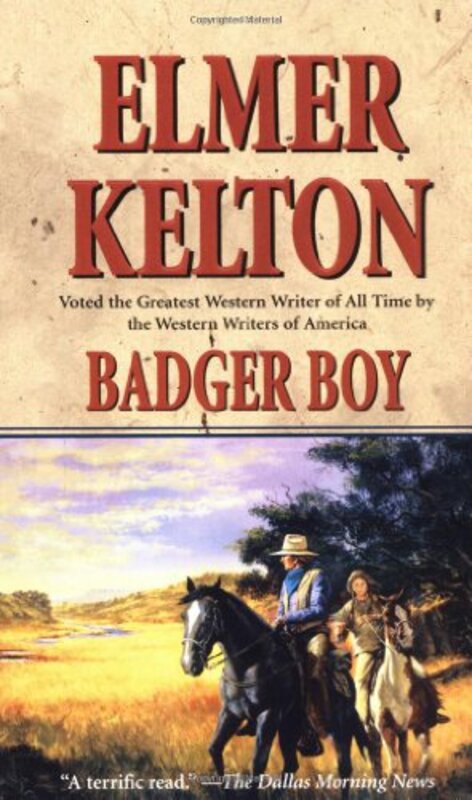 Book cover for "Badger Boy" by Elmer Kelton