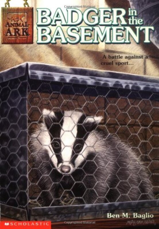 Book cover for "Badger in the Basement" by Lucy Daniels