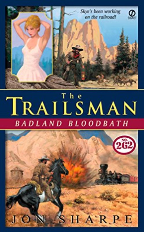 Book cover for "Badland Bloodbath" by Jon Sharpe