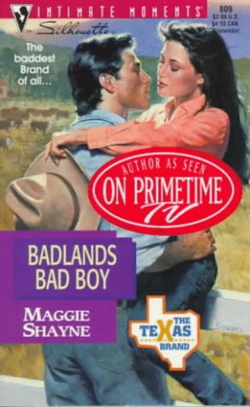 Book cover for "Badlands Bad Boy" by Maggie Shayne