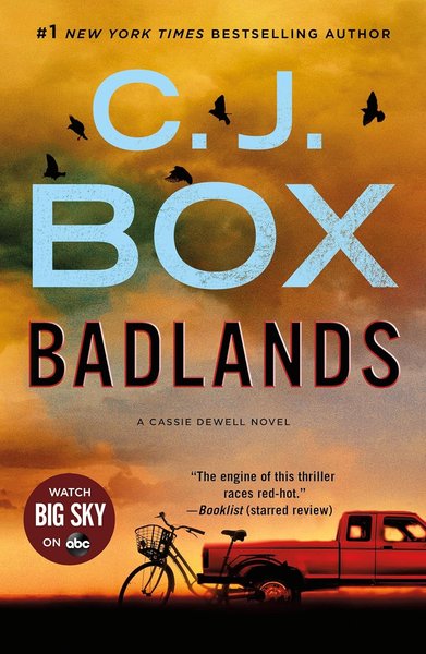 Book cover for "Badlands" by CJ Box