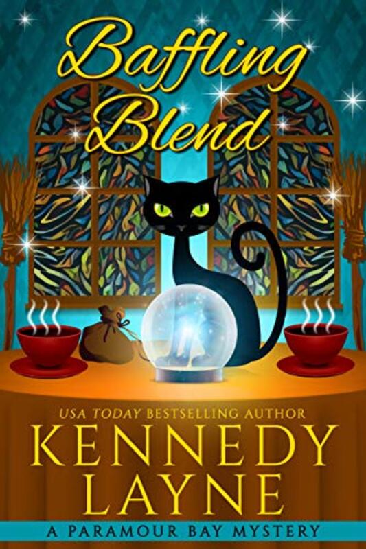 Book cover for "Baffling Blend" by Kennedy Layne