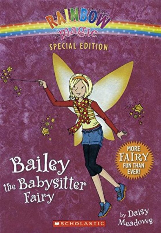 Book cover for "Bailey the Babysitter Fairy" by Daisy Meadows