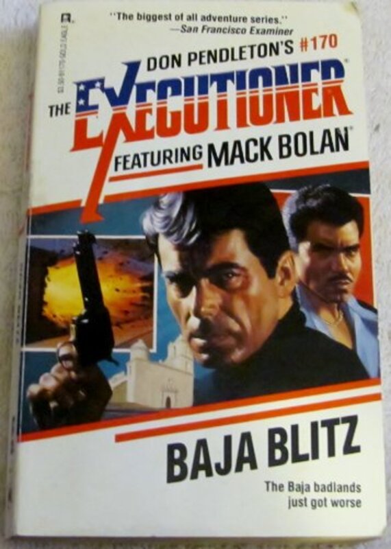 Book cover for "Baja Blitz" by Don Pendleton