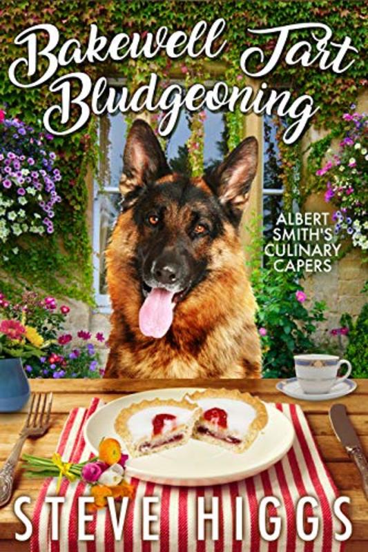 Book cover for "Bakewell Tart Bludgeoning" by Steve Higgs