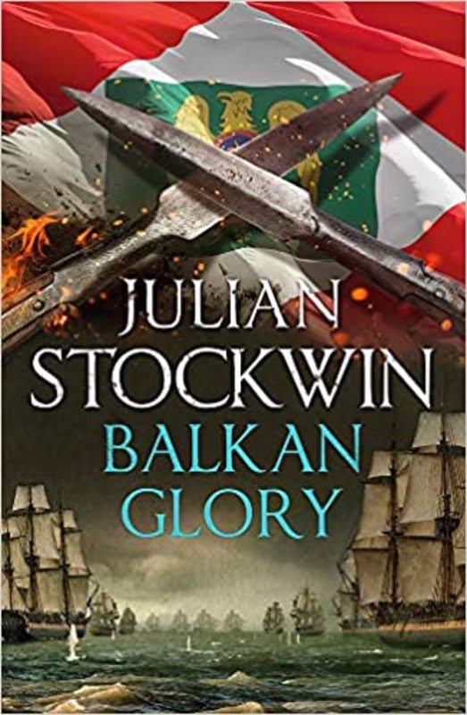 Book cover for "Balkan Glory" by Julian Stockwin