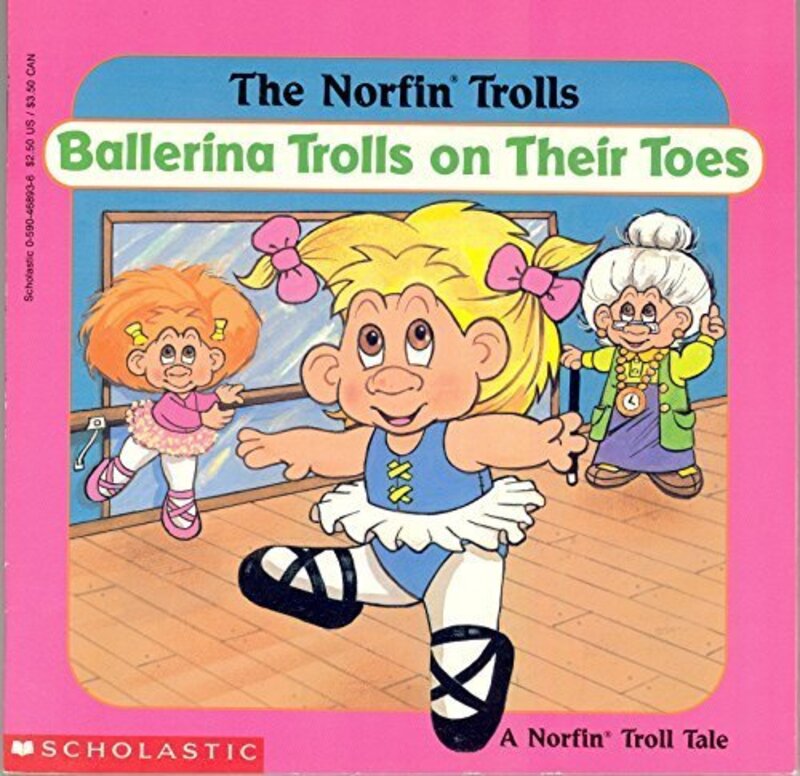 Book cover for "Ballerina Trolls on Their Toes" by Nancy Krulik