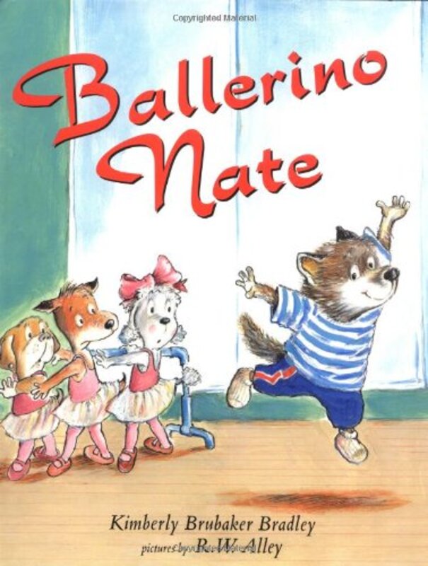 Book cover for "Ballerino Nate" by Kimberly Brubaker Bradley