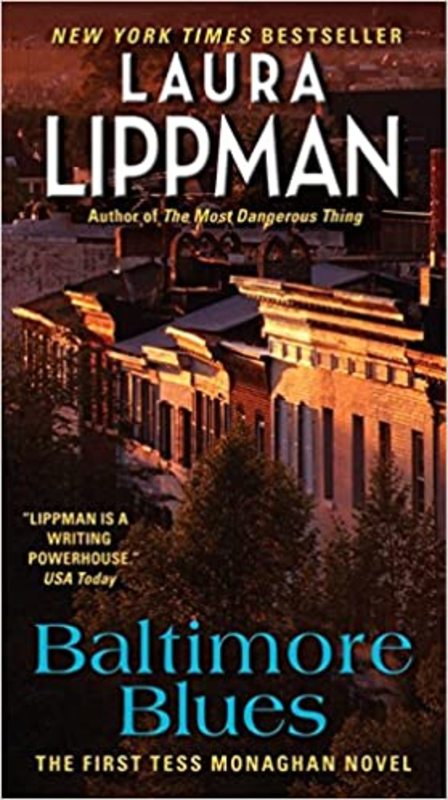 Book cover for "Baltimore Blues" by Laura Lippman