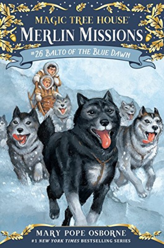 Book cover for "Balto of the Blue Dawn" by Mary Pope Osborne