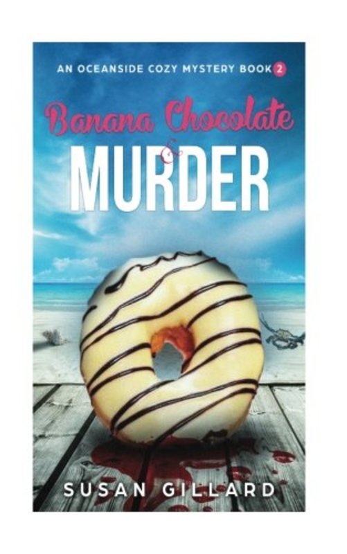 Book cover for "Banana Chocolate and Murder" by Susan Gillard