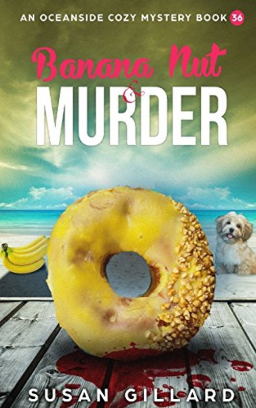 Book cover for "Banana Nut and Murder" by Susan Gillard