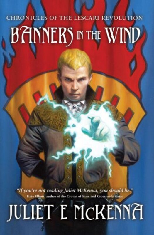 Book cover for "Banners in the Wind" by Juliet E McKenna