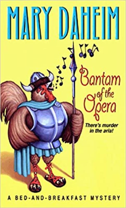 Book cover for "Bantam of the Opera" by Mary Daheim