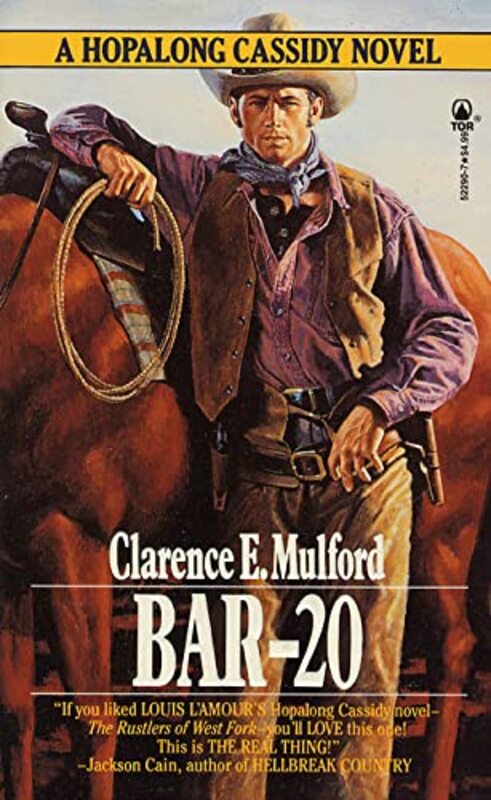 Book cover for "Bar-20" by Clarence E Mulford