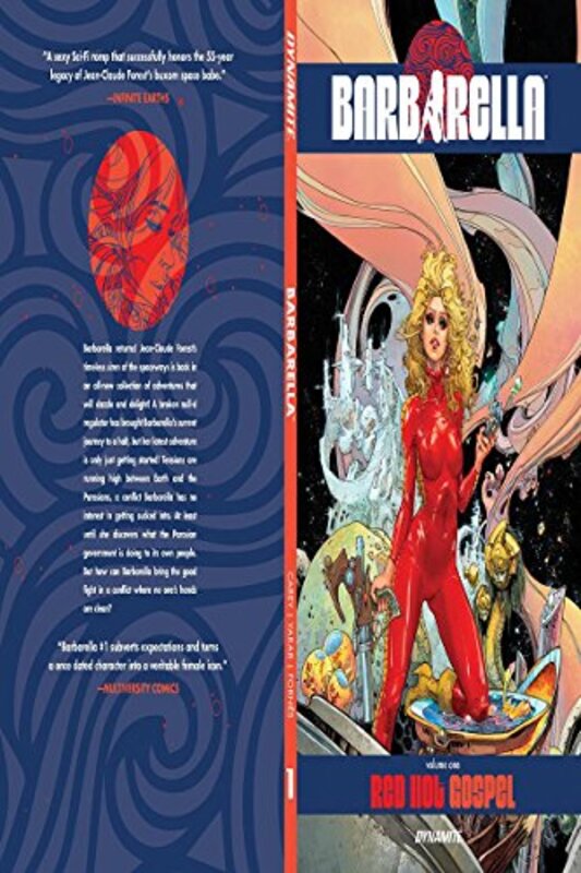 Book cover for "Barbarella, Vol. 1" by Mike Carey