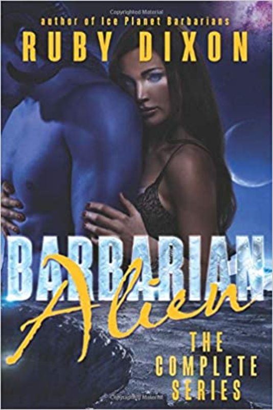 Book cover for "Barbarian Alien" by Ruby Dixon