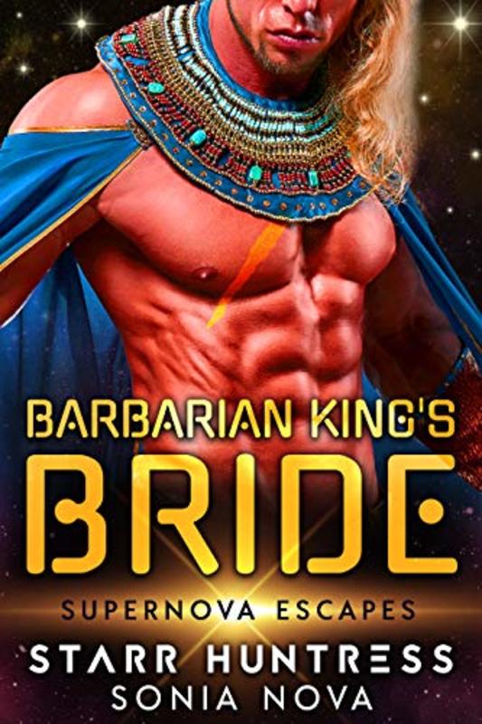 Book cover for "Barbarian King's Bride" by Starr Huntress