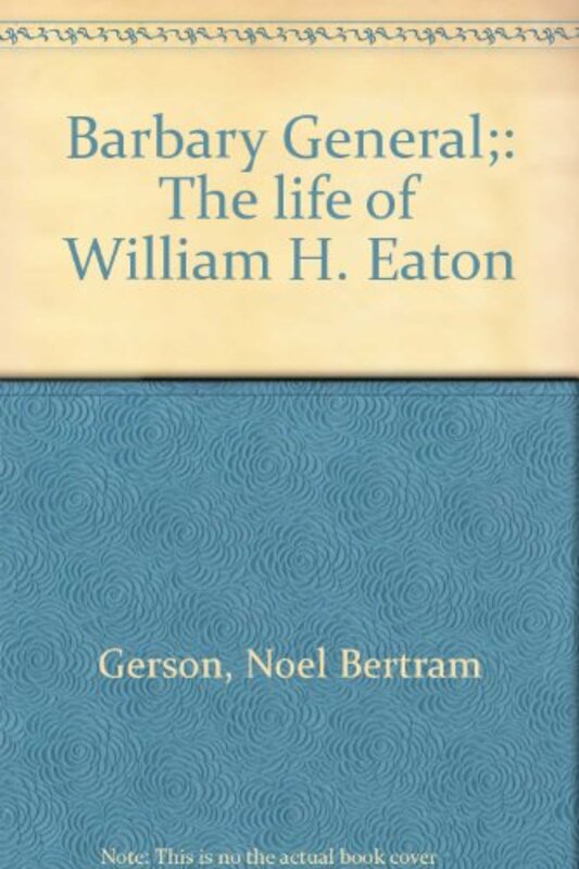 Book cover for "Barbary General" by Noel Gerson