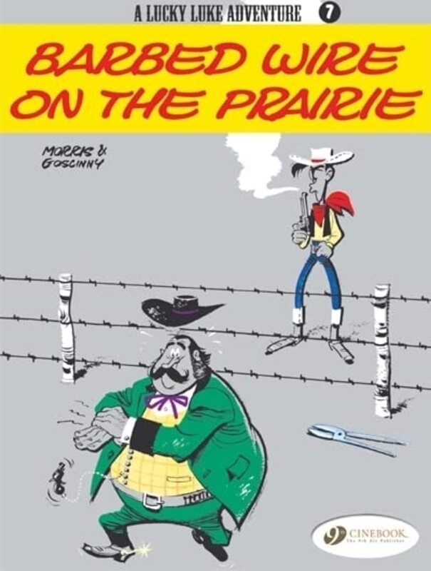 Book cover for "Barbed Wire on the Prairie" by Rene Goscinny
