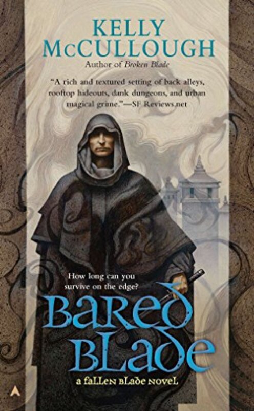 Book cover for "Bared Blade" by Kelly McCullough