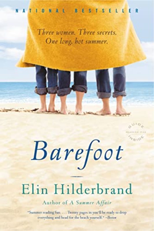 Book cover for "Barefoot" by Elin Hilderbrand