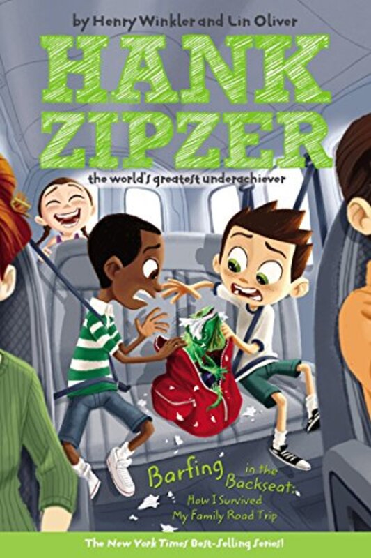 Book cover for "Barfing in the Backseat" by Henry Winkler