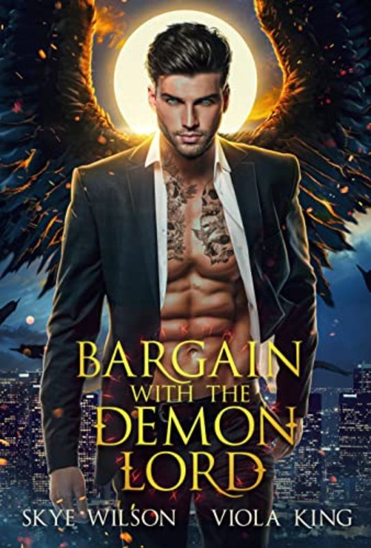 Book cover for "Bargain With The Demon Lord" by Skye Wilson